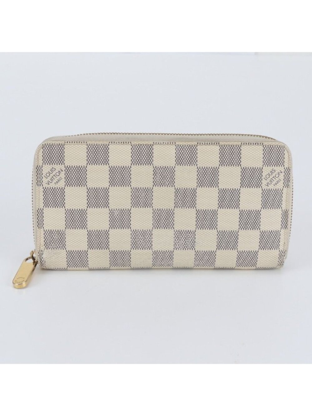 Louis Vuitton Damier Azur Zippy Wallet Leather